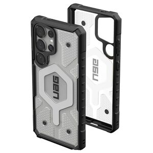 Husa Samsung Galaxy S25 Ultra UAG Pathfinder Clear MagSafe, Ice Silver