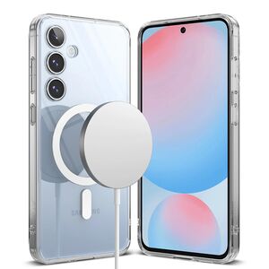 Husa pentru  Samsung Galaxy S24 FE Ringke Fusion compatibila MagSafe - Transparent
