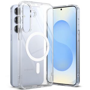 Husa pentru  Samsung Galaxy S25+ Ringke Fusion compatibila MagSafe - Transparent