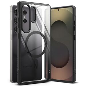 Husa pentru  Samsung Galaxy S25 Ultra Ringke Fusion compatibila Magsafe - Transparent negru