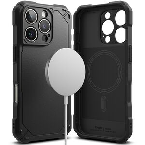 Husa pentru  iPhone 16 Pro Max Ringke Rugged Gear compatibla MagSafe - Negru