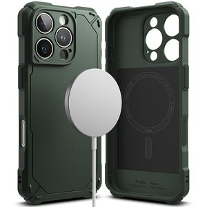 Husa pentru  iPhone 16 Pro Max Ringke Rugged Gear compatibila MagSafe - Verde