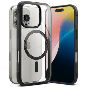 Husa pentru  iPhone 16 Pro Ringke Fusion compatibila MagSafe - Transparent neutru
