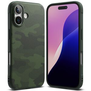 Husa pentru  iPhone 16 Ringke Onyx - Verde inchis
