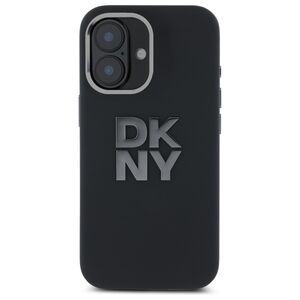 Husa premium pentru  iPhone 16 DKNY Pattern Energy - Negru electric