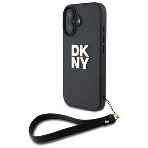 Husa premium pentru  iPhone 16 DKNY Pattern Energy - Negru print