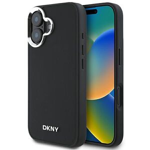 Husa premium pentru  iPhone 16 DKNY Urban compatibila MagSafe - Negru electric