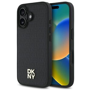Husa premium pentru  iPhone 16 DKNY Urban compatibila MagSafe - Negru
