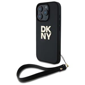 Husa premium pentru  iPhone 16 Pro DKNY Pattern Energy - Negru denim