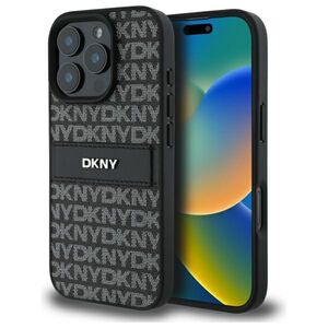 Husa premium pentru  iPhone 16 Pro DKNY Pattern Energy - Negru royal