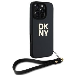 Husa premium pentru  iPhone 16 Pro Max DKNY Pattern Energy - Negru print
