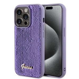 Husa premium  iPhone 15 Pro Max pentru Guess Elegance Series - Mov