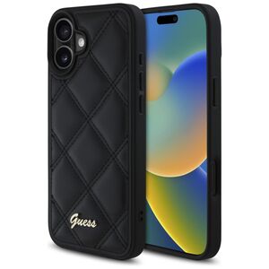Husa premium  iPhone 16 Plus pentru Guess Elegance Series - Negru denim