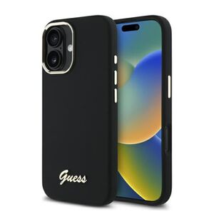 Husa premium  iPhone 16 Plus pentru Guess Elegance Series - Negru