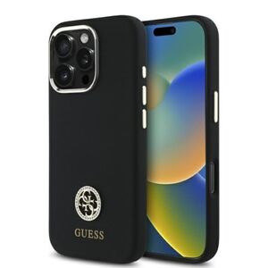 Husa premium  iPhone 16 Pro Max pentru Guess Elegance Series - Negru