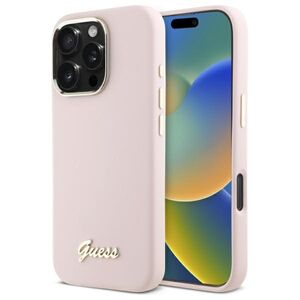 Husa premium  iPhone 16 Pro Max pentru Guess Elegance Series - Roz