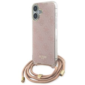 Husa premium  iPhone 16 pentru Guess Elegance Series - Crem