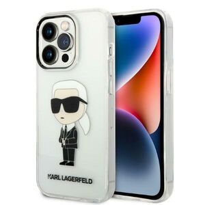 Husa premium pentru  iPhone 14 Pro Max Karl Lagerfeld superior quality - Transparent