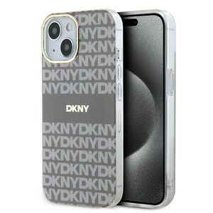 Husa premium pentru  iPhone 15 DKNY Urban compatibila MagSafe - Gri maur