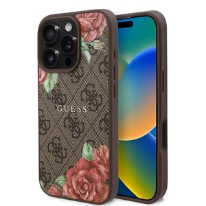 Husa premium pentru  iPhone 16 Pro Max compatibila MagSafe Guess Luxury Series - Multicolor