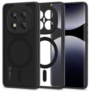 Husa pentru Xiaomi Redmi Note 14 Pro Plus 5G cu MagSafe, Ghost series - negru mat