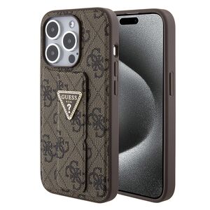 Husa premium  iPhone 15 Pro Max pentru Guess Elegance Series - Maro inchis
