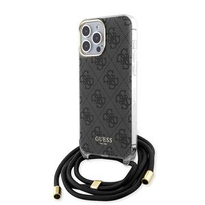 Husa premium  iPhone 15 Pro Max pentru Guess Elegance Series - Negru darth vader