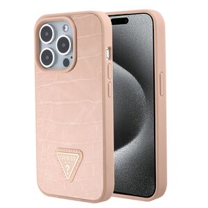 Husa premium  iPhone 15 Pro Max pentru Guess Elegance Series - Roz