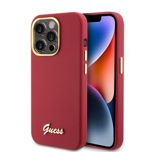 Husa premium  iPhone 15 Pro pentru Guess Elegance Series - Rosu