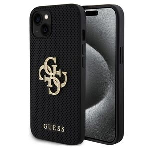 Husa premium  iPhone 15 pentru Guess Elegance Series - Negru electric