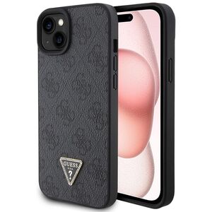 Husa premium  iPhone 15 pentru Guess Elegance Series - Negru royal