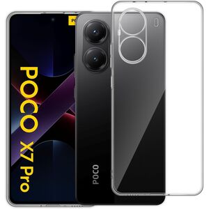 Husa pentru  Poco X7 Pro, Anti-Shock 1.5mm, cu protectie lentile, Transparent