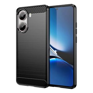 Husa pentru Poco X7 Pro Carbon Liquid Silicone, Negru