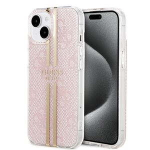 Husa premium  iPhone 15 pentru Guess Elegance Series - Roz