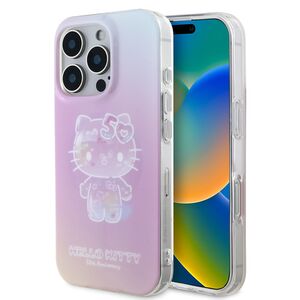 Husa premium pentru  iPhone 16 Pro Max - Hello Kitty compatibila MagSafe - Roz pal