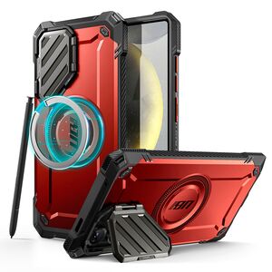 Husa Samsung Galaxy S25 Ultra Supcase Unicorn Beetle XT MagSafe, rosu
