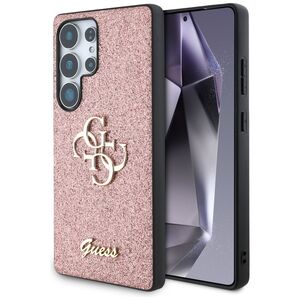 Husa premium  Samsung Galaxy S25 Ultra pentru Guess Elegance Series - Roz neon