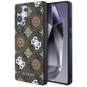 Husa premium  Samsung Galaxy S25 Ultra pentru Guess Elegance Series - Maro
