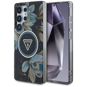 Husa premium pentru  Samsung Galaxy S25 Ultra compatibila MagSafe Guess Luxury Series - Verde
