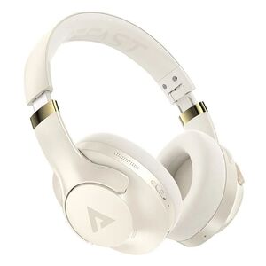 Casti Wireless Bluetooth 5.3, IPX4, Hi-Fi, Acefast H4, bej