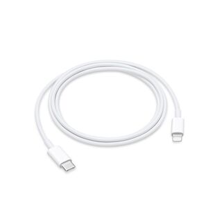 Cablu de date USB-C la Lightning Apple A2561, MUQ93ZM/A original, 1m, alb