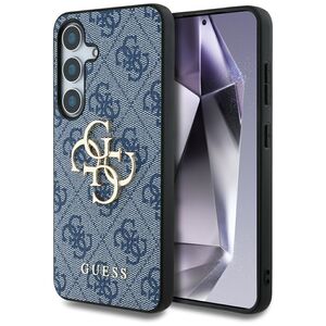 Husa premium pentru  Samsung Galaxy S25 Guess Elegance Series - Albastru