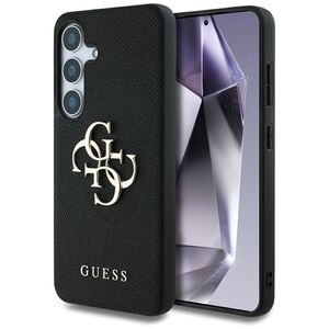 Husa premium pentru  Samsung Galaxy S25 Guess Elegance Series - Negru