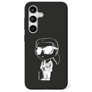 Husa premium pentru  Samsung Galaxy S25 Karl Lagerfeld compatibila Magsafe - Negru
