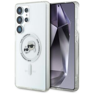 Husa premium pentru  Samsung Galaxy S25 Ultra Karl Lagerfeld compatibila Magsafe - Transparent