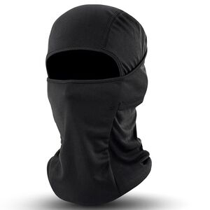 Cagula moto de iarna, fular barbati Techsuit, negru