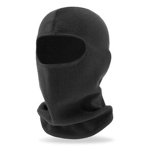 Cagula fleece polar, masca ski Techsuit, termica, unisex, negru