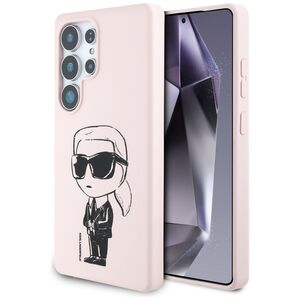 Husa premium pentru  Samsung Galaxy S25 Ultra Karl Lagerfeld compatibila Magsafe - Roz