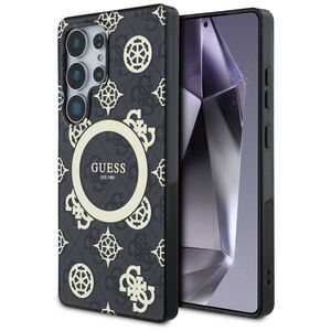 Husa premium pentru  Samsung Galaxy S25 Ultra compatibila MagSafe Guess Luxury Series - Negru darth vader