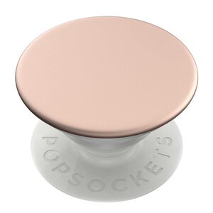 Popsockets original, suport cu functii multiple, Rose Gold Aluminum